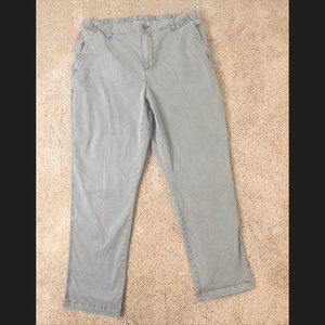 High-Rise Chino Pants